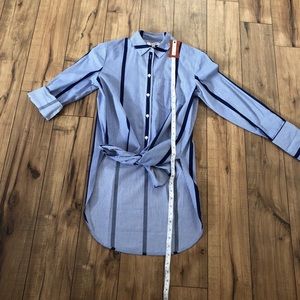 New Striped Madewell Buttonup Tunic